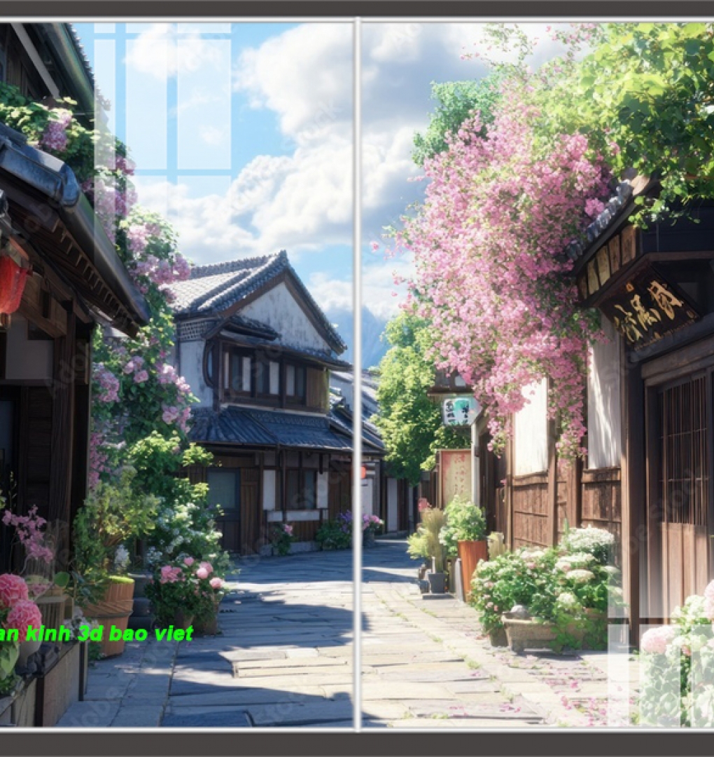 Tranh dán kính 3d 2 mặt n2005-268