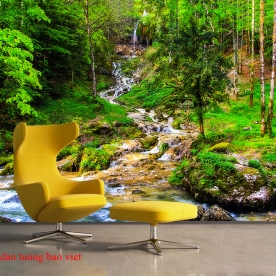 Tranh dán tường thác nước w195