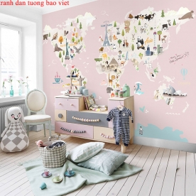 Giấy dán tường trẻ em kid309