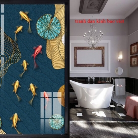 Tranh dán kính k410