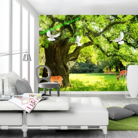 Giấy dán tường phòng ngủ 3d tr378