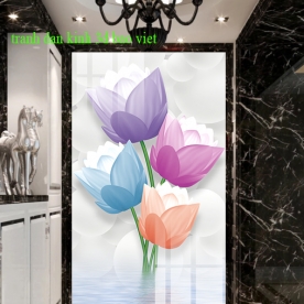 Tranh dán kính 3d 2 mặt k499