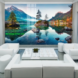 Tranh dán tường phong cảnh sông núi n2003-157