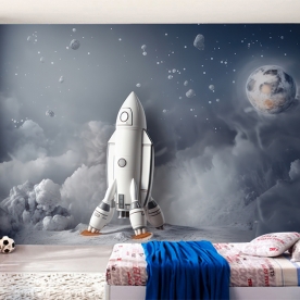 Giấy dán tường 3d phòng trẻ em kid401