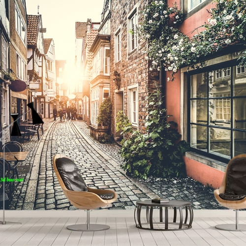 Giấy dán tường 3d phong cảnh fm614