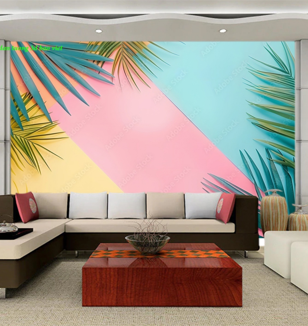 Giấy dán tường phòng khách n2004-349