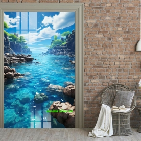 Tranh dán kính 3d 2 mặt n2004-312