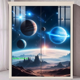 Tranh dán kính 3d 2 mặt n2004-330