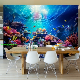 Tranh dán tường phong cảnh biển n2004-333