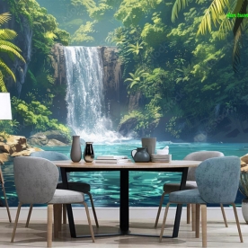 Tranh dán tường thác nước n2004-307
