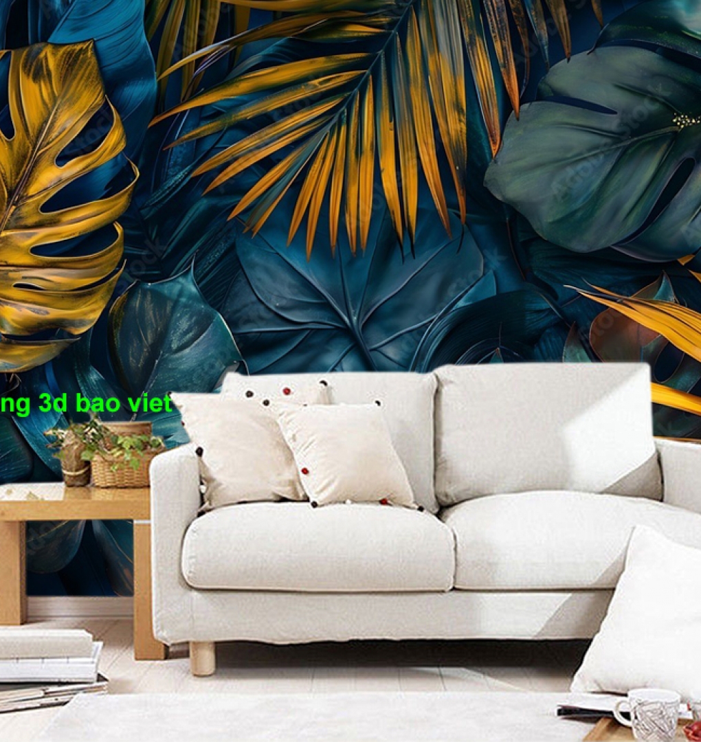 Giấy dán tường lá cây n2005-285