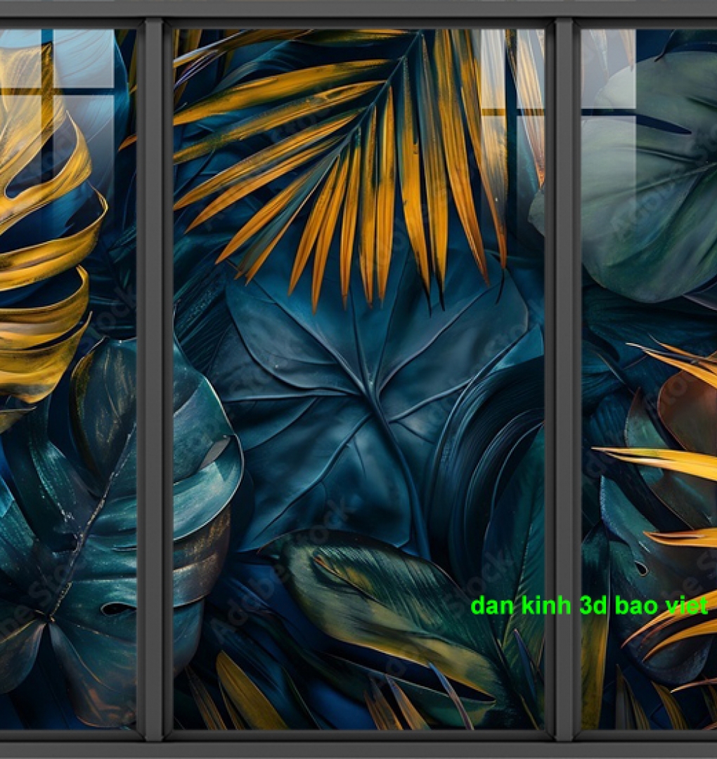 Tranh dán kính 3d 2 mặt n2005-285