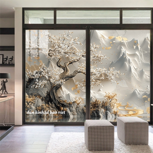 Tranh dán kính 3d 2 mặt n2005-290