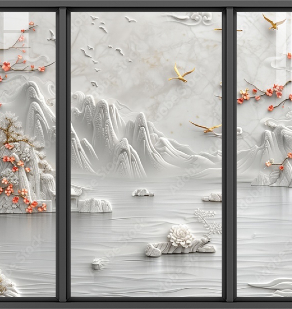 Tranh dán kính 3d 2 mặt n2005-293