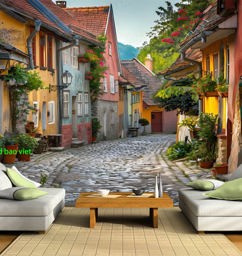 Tranh dán tường cảnh thành phố n2005-280