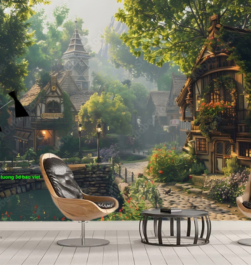 Tranh dán tường cảnh thành phố n2005-284