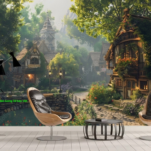 Tranh dán tường cảnh thành phố n2005-284