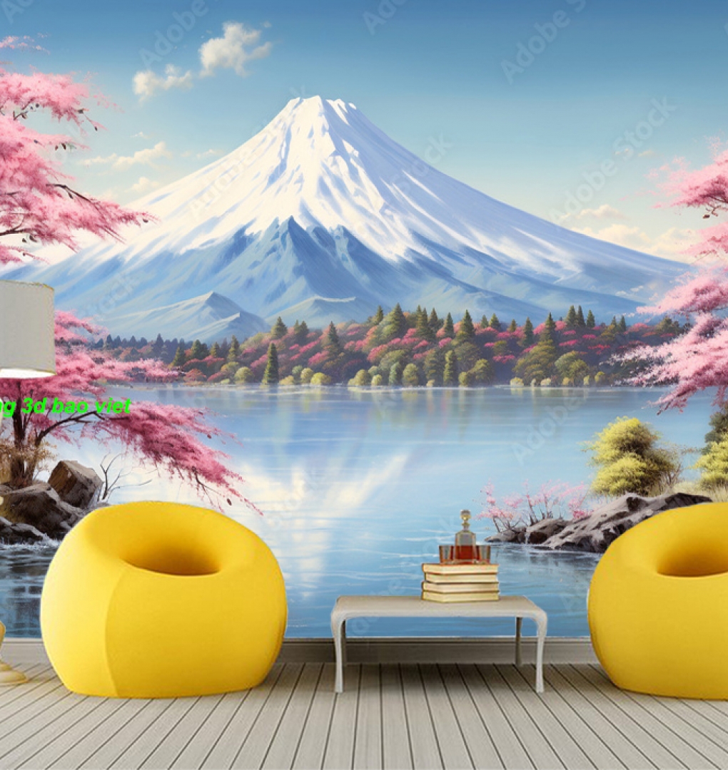 Tranh dán tường cho quán cafe n2005-289