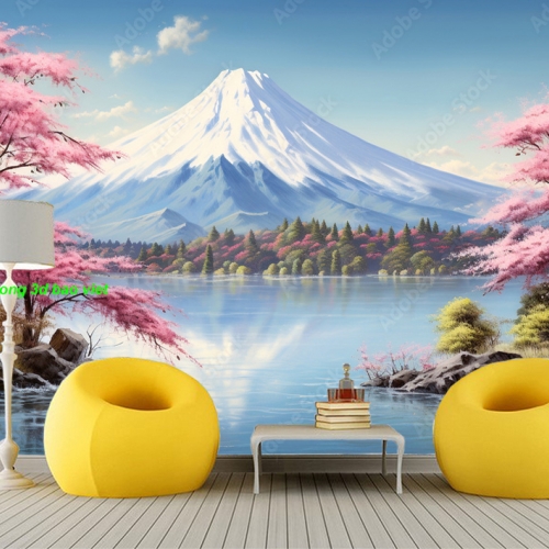 Tranh dán tường cho quán cafe n2005-289