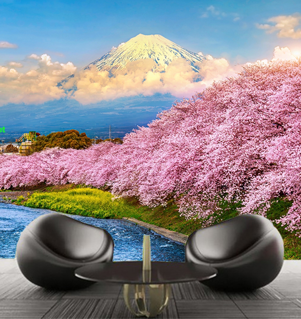 Tranh dán tường phong cảnh thiên nhiên m123