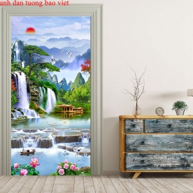 Tranh dán kính dán tường k312