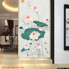 Tranh dán kính 2 mặt k413