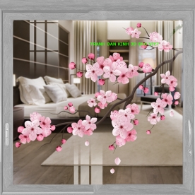 Decal dán kính 3d cao cấp trong suốt se115