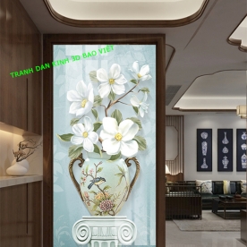 Tranh dán kính 3d 2 mặt k518