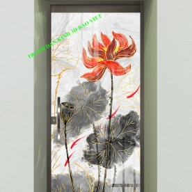 Tranh dán kính 3d 2 mặt đẹp k510