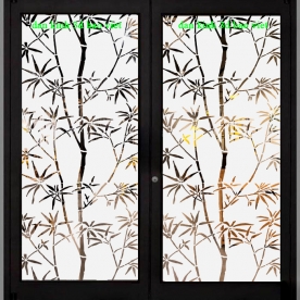 Decal dán kính nghệ thuật glass100