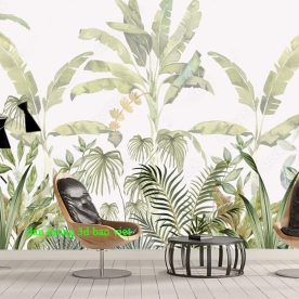 Giấy dán tường lá cây nhiệt đới n2003-174