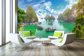 Tranh dán tường phong cảnh biển Việt Nam n2003-171
