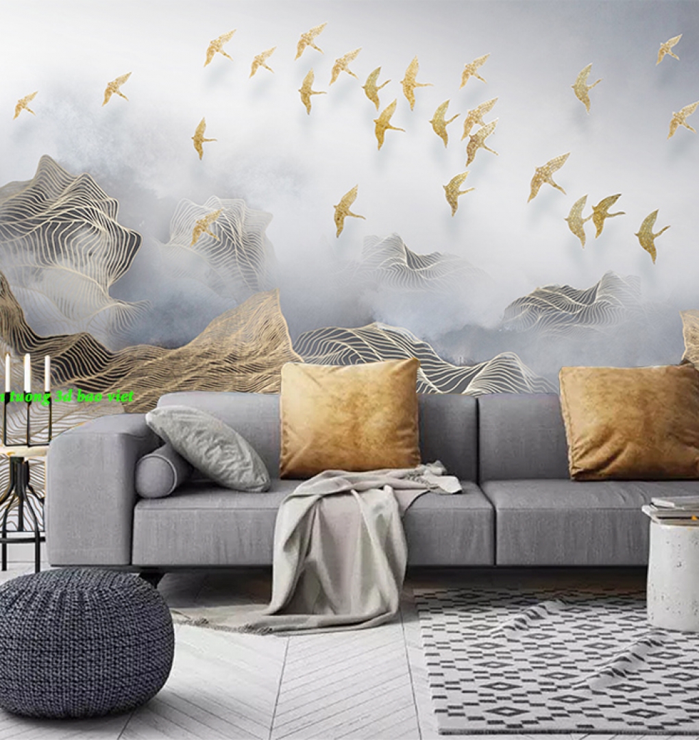 Giấy dán tường phòng khách n2004-371