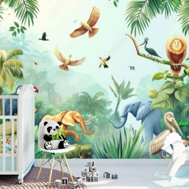 Giấy dán tường trẻ em nkid375