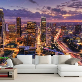 Tranh dán tường phong cảnh thành phố n2004-370