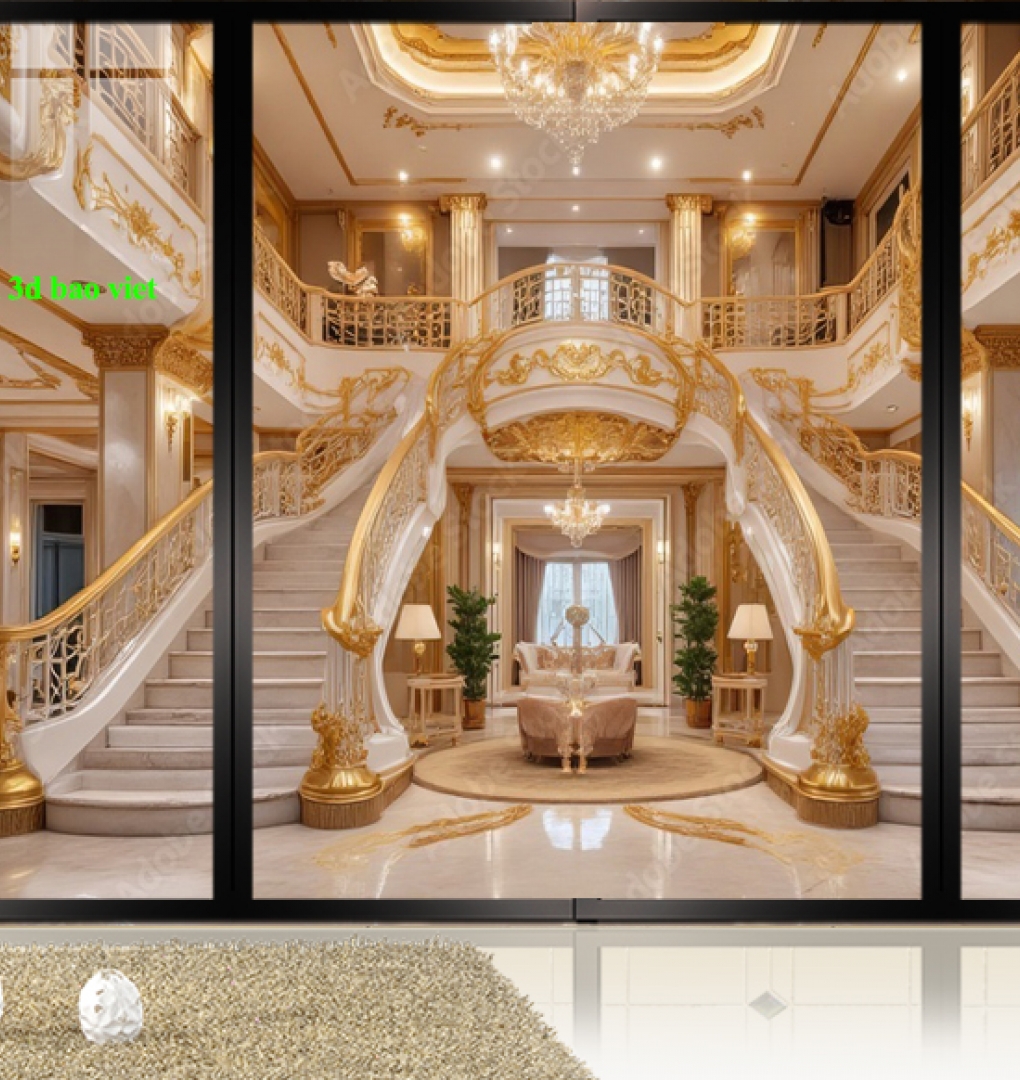 Tranh dán kính 3d 2 mặt n2005-296