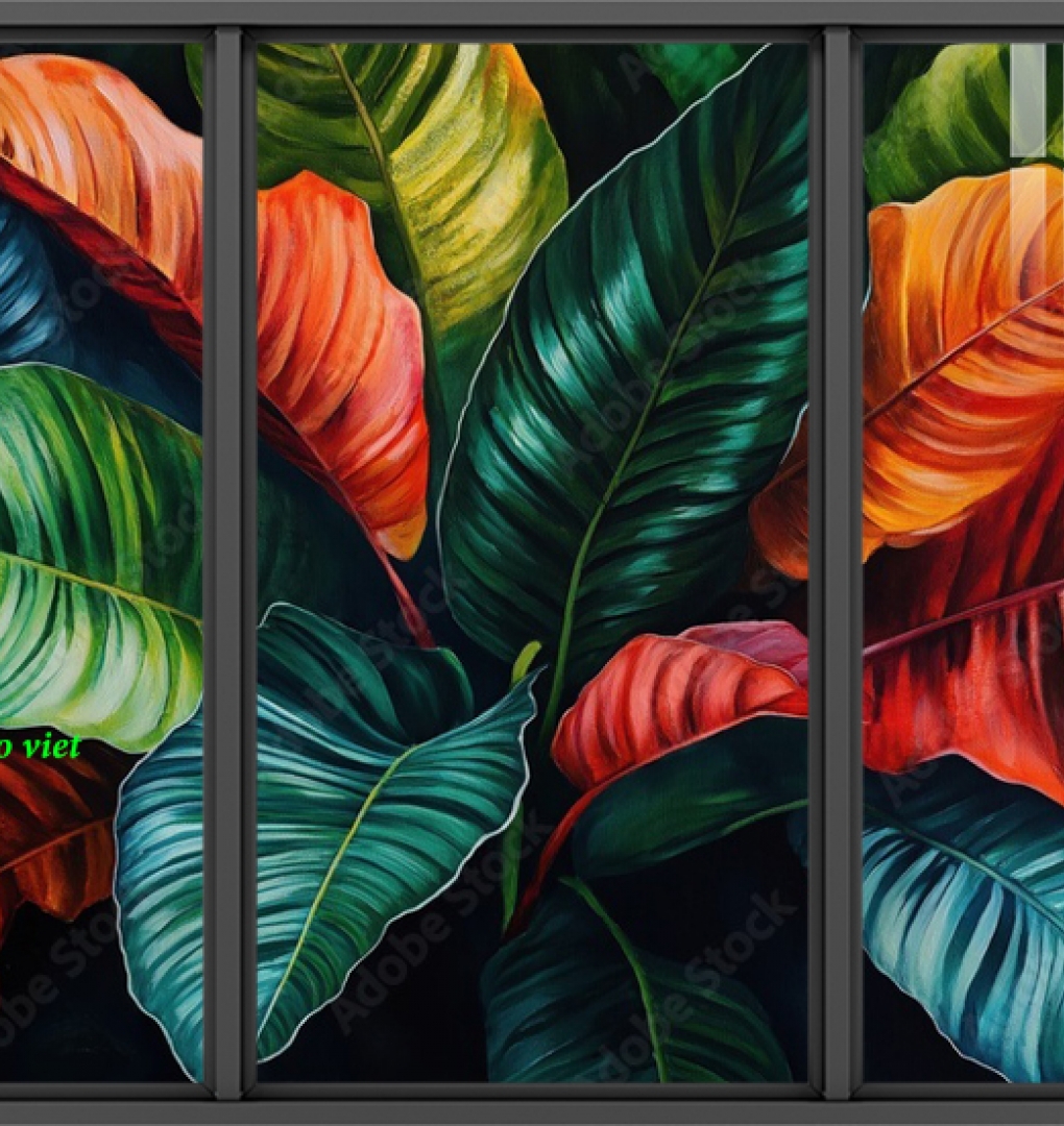 Tranh dán kính 3d 2 mặt n2005-298