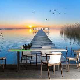 Tranh dán tường sông núi n2005-300