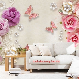 Giấy dán tường phòng ngủ fl202