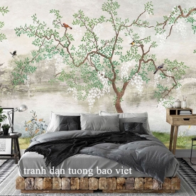 Giấy dán tường phòng ngủ tr326