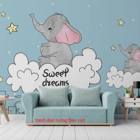 Giấy dán tường trẻ em kid me144