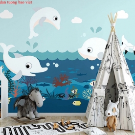 Giấy dán tường trẻ em kidme134