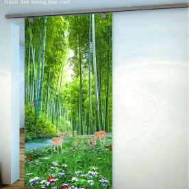 Tranh dán kính 3d k322