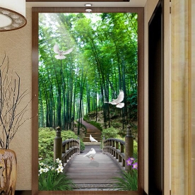 Tranh dán kính 3d k323