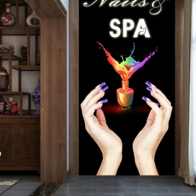 Tranh dán kính nails k327