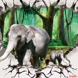 Tranh dán tường 3d ni006