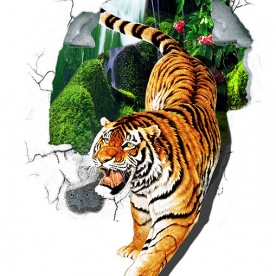 Tranh dán tường 3d ni011