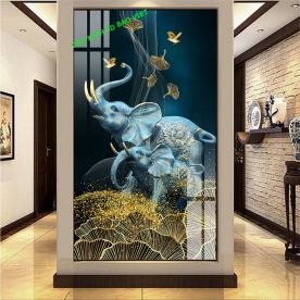 Tranh dán kính 3d 2 mặt k531