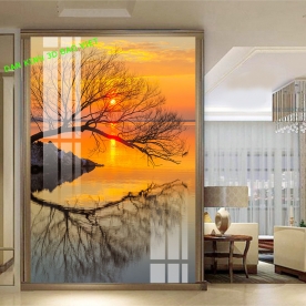 Tranh dán kính 3d 2 mặt k534