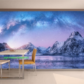 Tranh dán tường 3d galaxy n2003-213